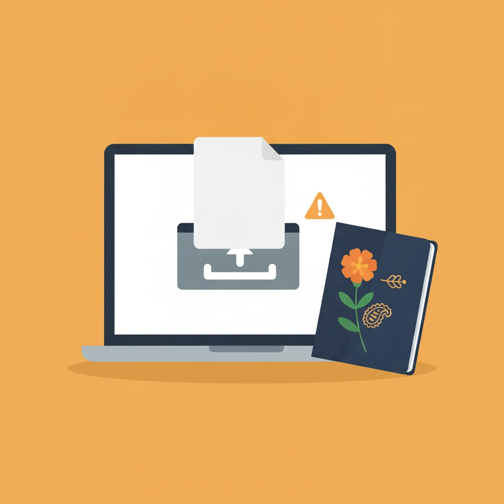 India e-Visa Photo Upload Errors: Only JPG and Size Fixes